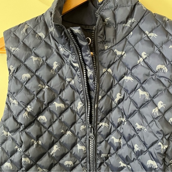 Piper by Smartpak Down Vest II Navy Horses Equestrian Hunter Women’s Size M - Picture 3 of 12